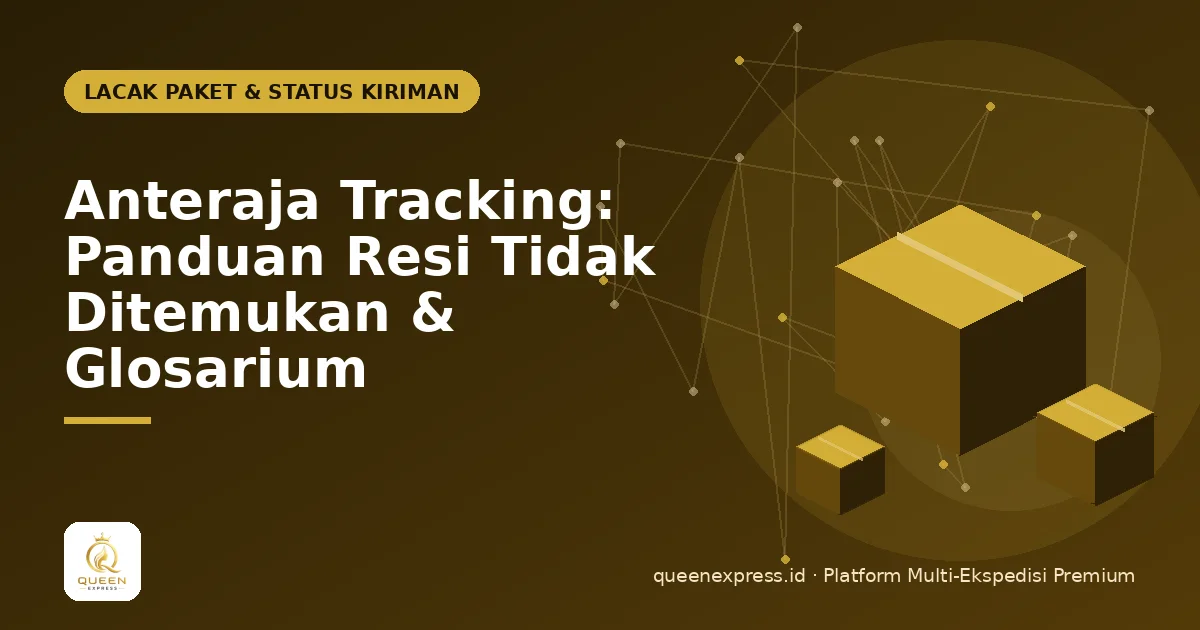 Anteraja Tracking: Panduan Resi Tidak Ditemukan & Glosarium