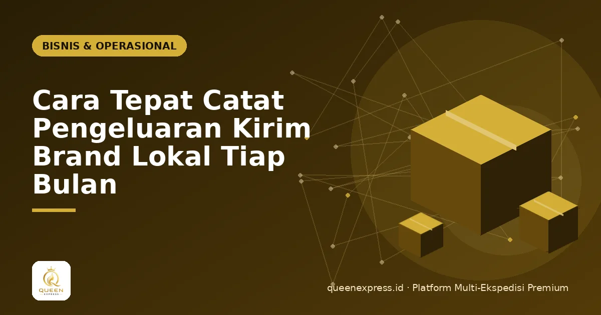 Cara Tepat Catat Pengeluaran Kirim Brand Lokal Tiap Bulan