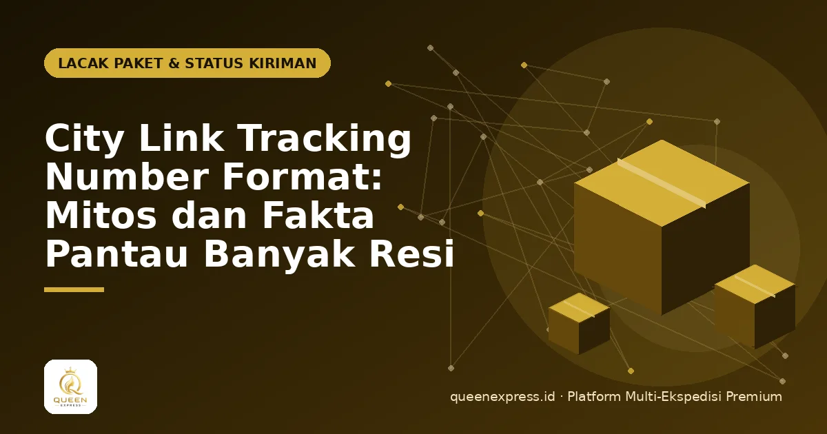 City Link Tracking Number Format: Mitos dan Fakta Pantau Banyak Resi