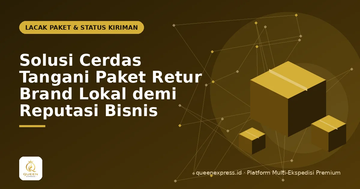 Solusi Cerdas Tangani Paket Retur Brand Lokal demi Reputasi Bisnis