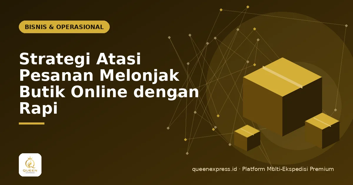 Strategi Atasi Pesanan Melonjak Butik Online dengan Rapi